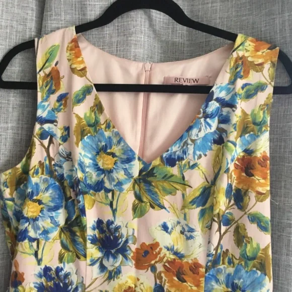 Floral Review dress size 12 - Picture 2 of 3